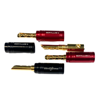 ULTRACONNECT Beryllium 2 Banana Plugs - EACH