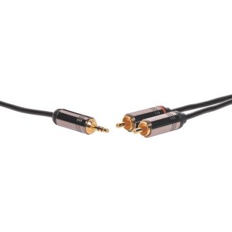 DYNALINK P7220 3.5mm to 2x RCA Cable 1m