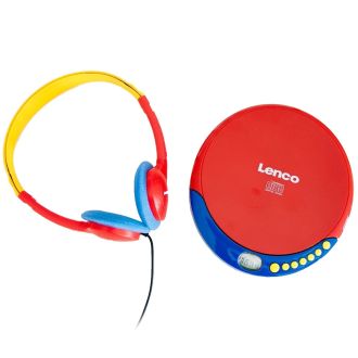LENCO Kids Portable CD Player with Headphones