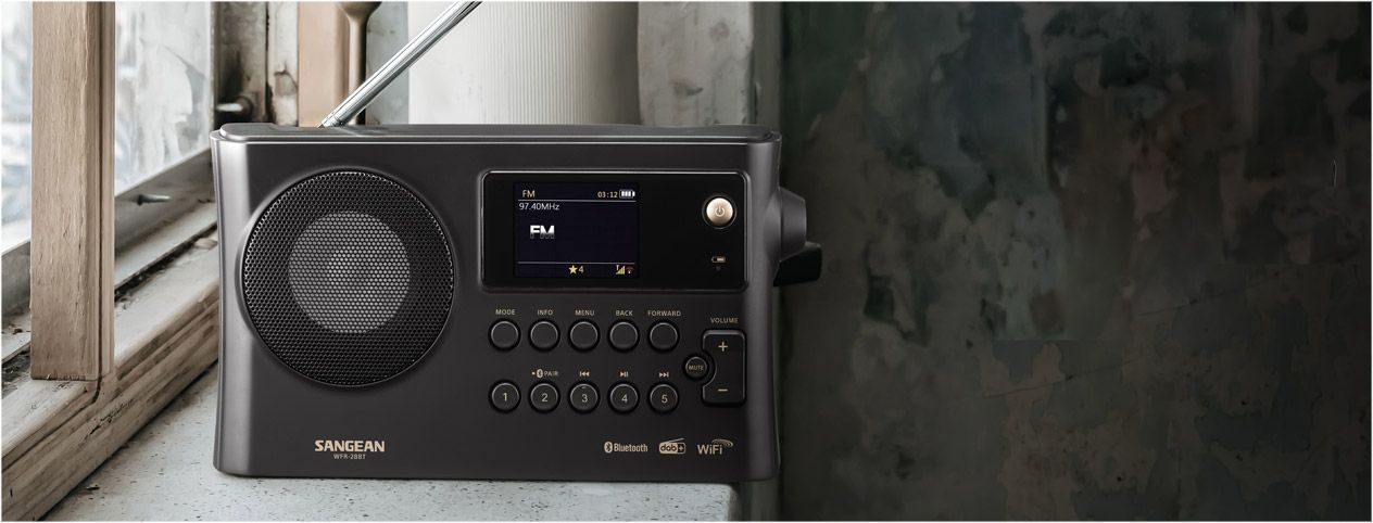 SANGEAN WFR28BT Black Portable Digital Radio