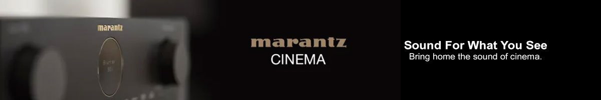 Marantz Cinema series banner