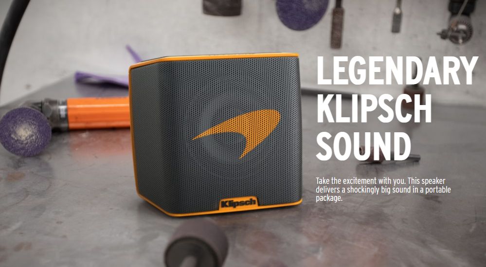Take the Excitement with you. This speaker delivers a shockingly big sound in a portable package.