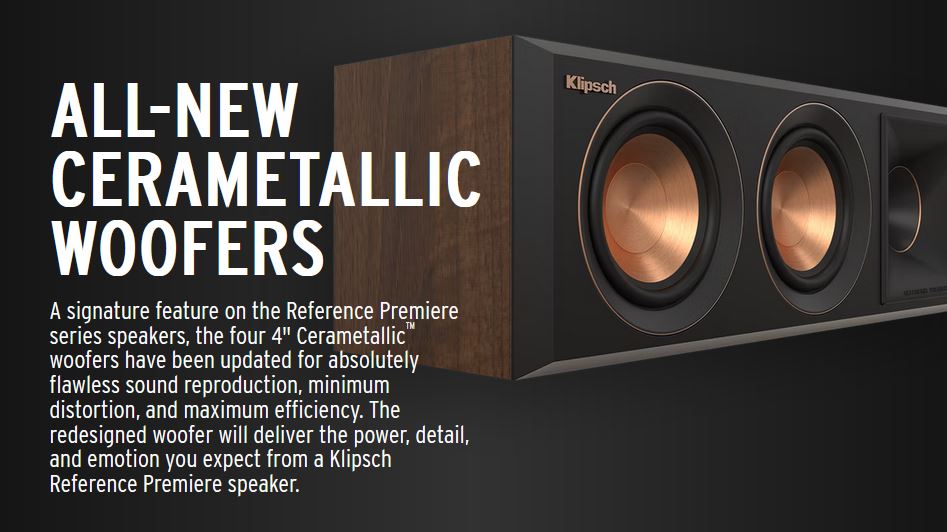 A signature feature on the Reference Premiere series speakers, the four 4