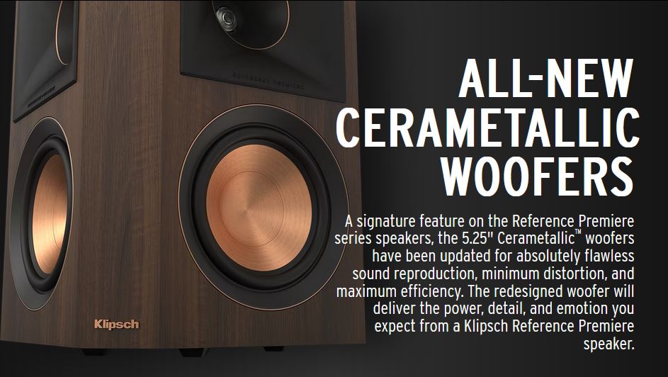 A signature feature on the Reference Premiere series speakers, the 5.25