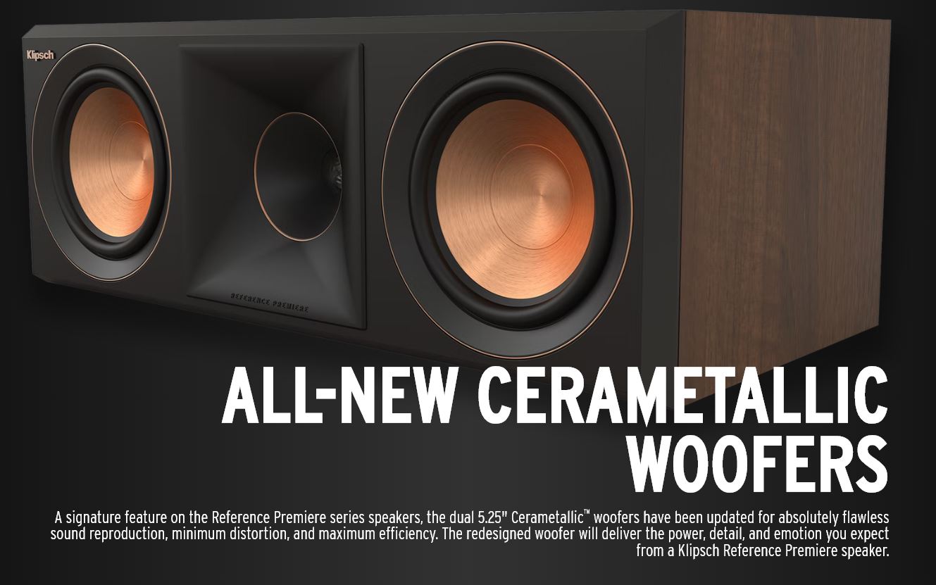 A signature feature on the Reference Premiere series speakers, the dual 5.25