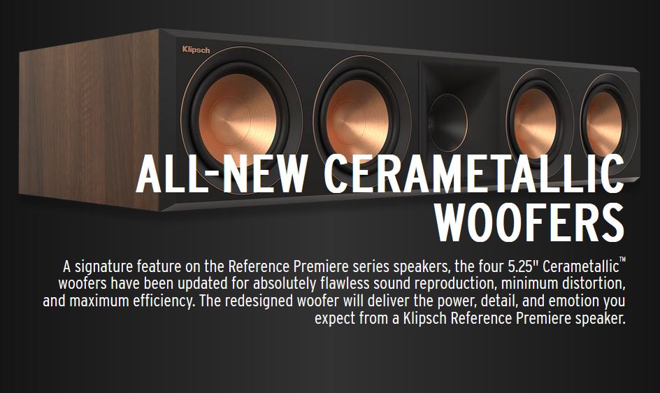 A signature feature on the Reference Premiere series speakers, the four 5.25